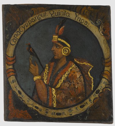 Capac Yupanqui, Fifth Inca King by Peruvian School